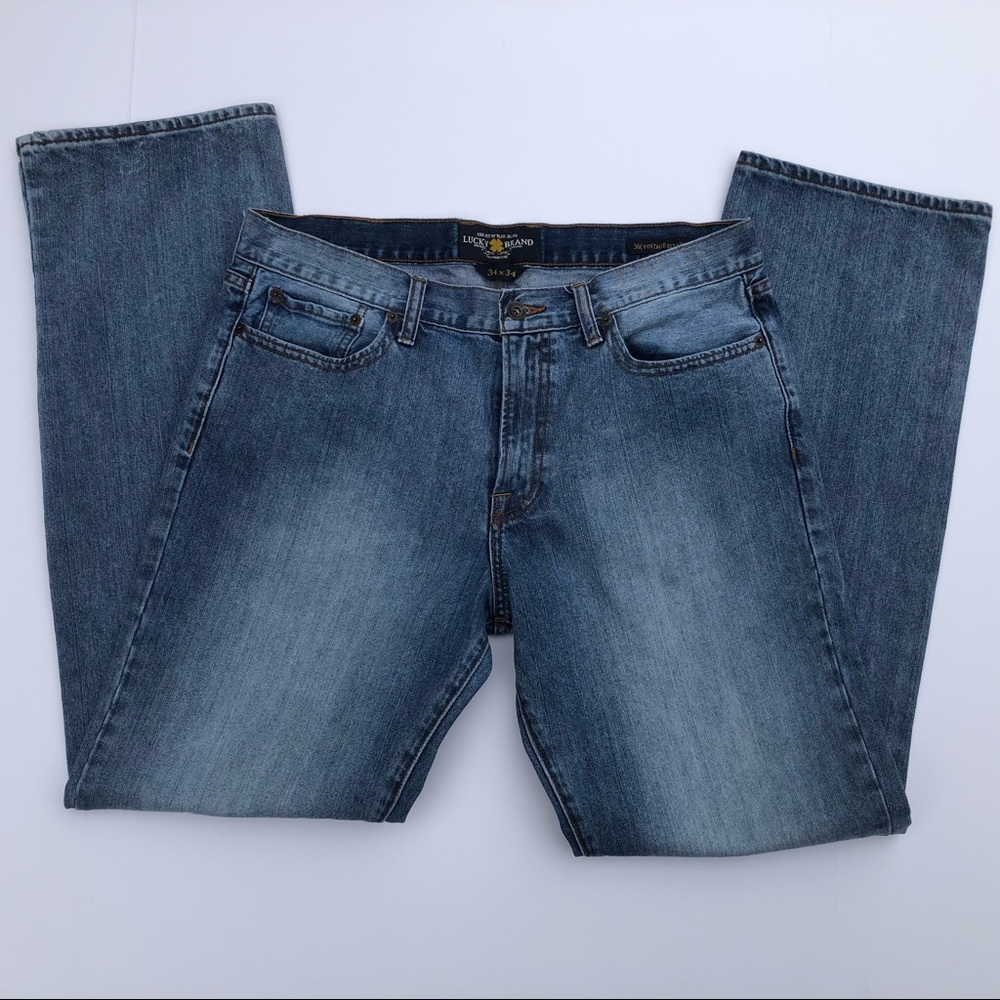 Lucky Brand Mens vintage straight jeans 34x34